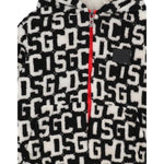 Gcds Giubbino Bicolore Logato Bianco/Nero per Bambina DUS007 BIANCO/NERO GCDS 