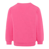 Givenchy Felpa Chiusa Girocollo tinta unita con Logo Rosa per Bambina BX4P30 ROSA GIVENCHY 