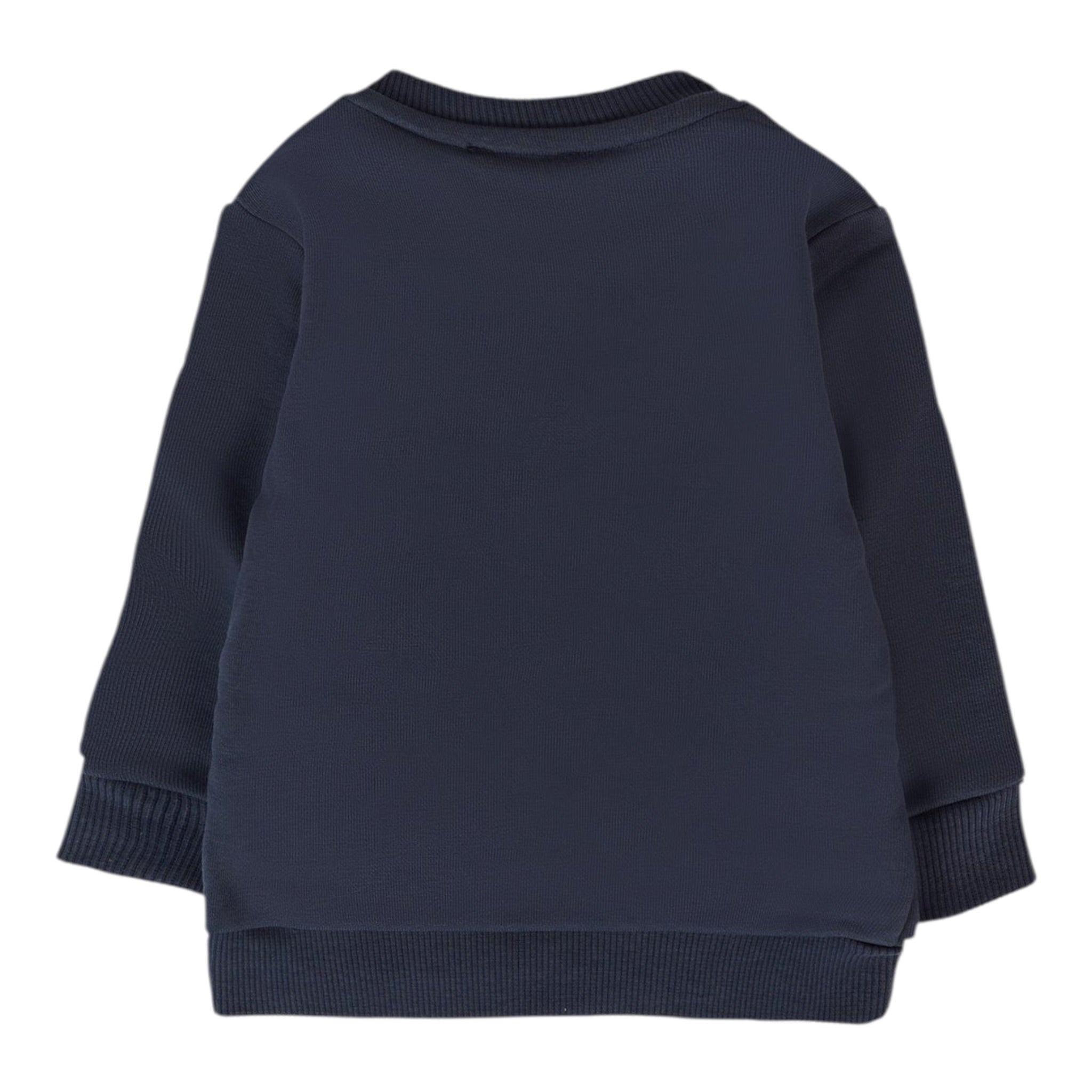 Givenchy Felpa Chiusa Girocollo tinta unita con Logo Blu per Bambino H30884J BLU GIVENCHY 