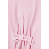 Givenchy Abito Manica Lunga tinta unita con Logo Rosa per Bambina H30998 ROSA GIVENCHY 