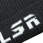 Glsr Cappello tinta unita con Stampa Nero per Bambina GLSW13544 NERO GLSR 