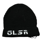 Glsr Cappello tinta unita con Stampa Nero per Bambina GLSW13544 NERO GLSR 