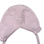 Granlei Cappello tinta unita con Ricami Rosa per Neonata 202250 ROSA GRANLEI 