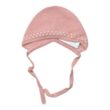Granlei Cappello tinta unita con Ricami Rosa per Neonata 21121 ROSA GRANLEI 