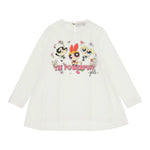 Guess Shirt tinta unita con Stampa Bianco per Bambina 11861SV BIANCO GUESS 
