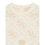 Guess Completo 2 Pezzi Maglia-Pantalone Panna per Neonata A5BG03Z39N0 PANNA GUESS 
