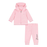 Guess Completo 2 Pezzi Felpa-Pantalone Rosa per Neonata A5YG00KA6R4 ROSA GUESS 