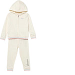 Guess Completo 2 Pezzi Felpa-Pantalone Panna per Bambina A5YG00KA6R4XJ PANNA GUESS 