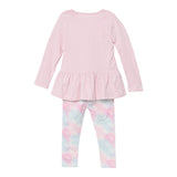 Guess Completo 2 Pezzi Shirt-Leggins Rosa per Neonata A5YG04K6YW4X ROSA GUESS 