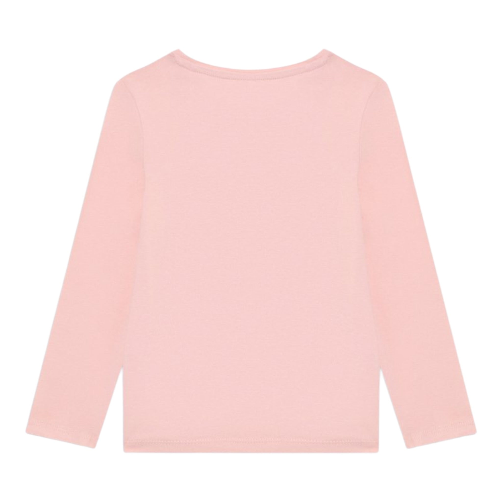 Guess Shirt Girocollo tinta unita con Stampe Rosa per Neonata A5YI00K6YW4XX ROSA GUESS 