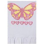Guess Shirt Girocollo tinta unita con Stampe Bianco per Neonata A5YI01K6YW4 BIANCO GUESS 