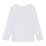Guess Shirt tinta unita con Stampa Bianco per Neonata A5YI03K6YW4X BIANCO GUESS 