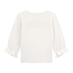 Guess Shirt tinta unita con Stampa Bianco per Neonata A5YI05K6YW4 BIANCO GUESS 
