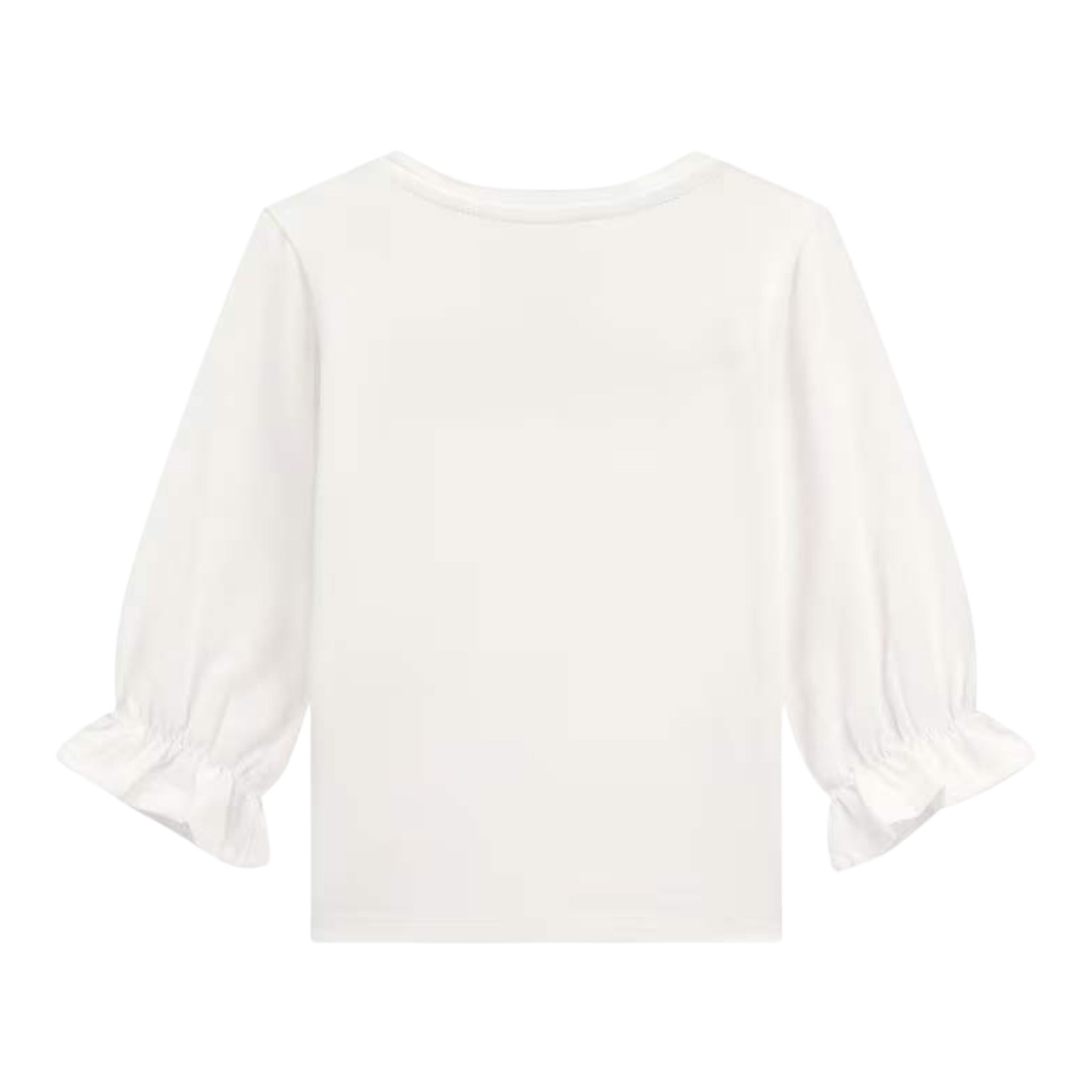 Guess Shirt tinta unita con Stampa Bianco per Neonata A5YI05K6YW4 BIANCO GUESS 