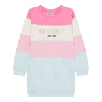 Guess Abito Manica Lunga Multicolor con Culotte Multicolor per Neonata A5YK01KA6R4X MULTICOLOR GUESS 