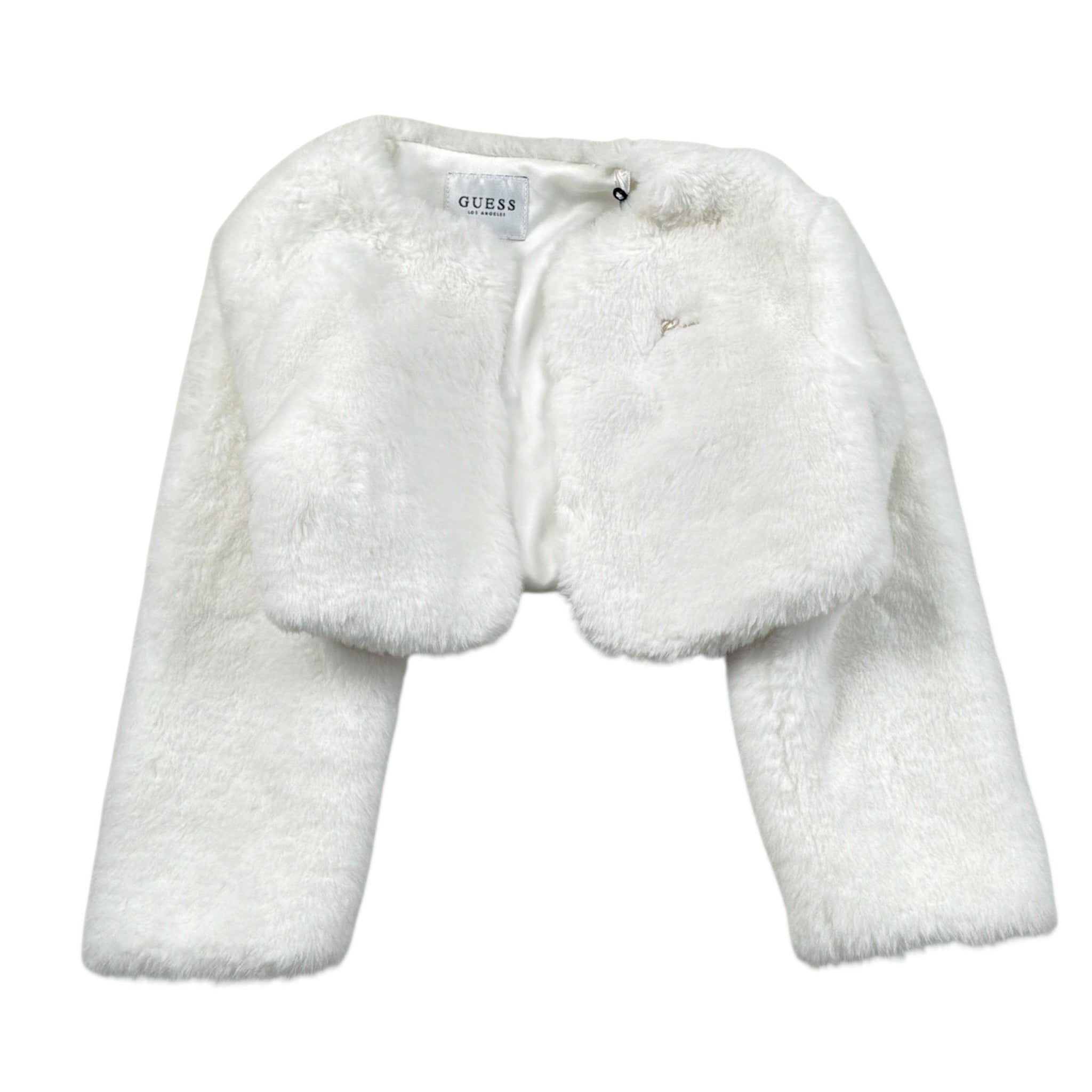 Guess Pelliccia Coprispalle tinta unita con Bottoni Bianco per Neonata A84N00WASN0 BIANCO GUESS 