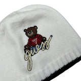 Guess Cappello tinta unita con Logo Bianco per Neonata H4BZ092QP0 BIANCO GUESS 