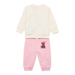 Guess Completo 2 Pezzi Felpa-Pantalone Bicolore Panna/Rosa per Neonata H5YI00KAX74 PANNA/ROSA GUESS 