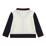Guess Cardigan tinta unita con Maniche In Contrasto Panna per Neonato I4BR01Z32N0 PANNA GUESS 