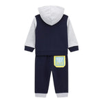 Guess Completo 2Pz Felpa-Pantalone Blu per Neonato I4YG13KA63 BLU GUESS 
