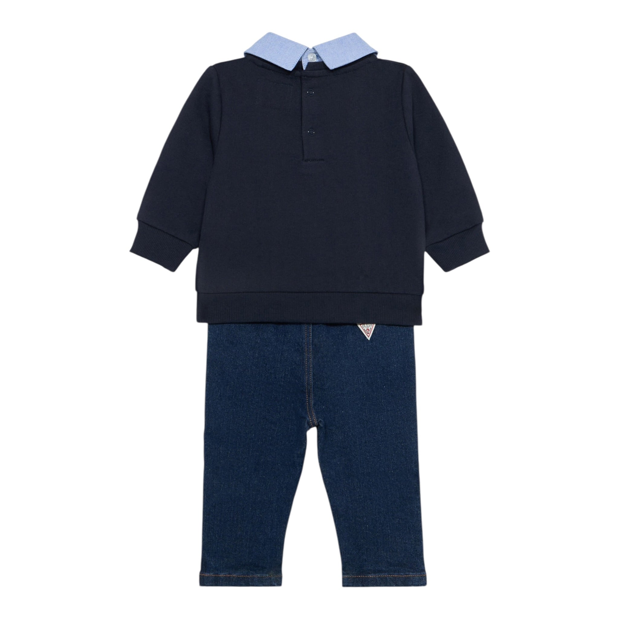 Guess Completo 2Pz Felpa-Jeans Blu per Neonato I5BG15KAX74 BLU GUESS 