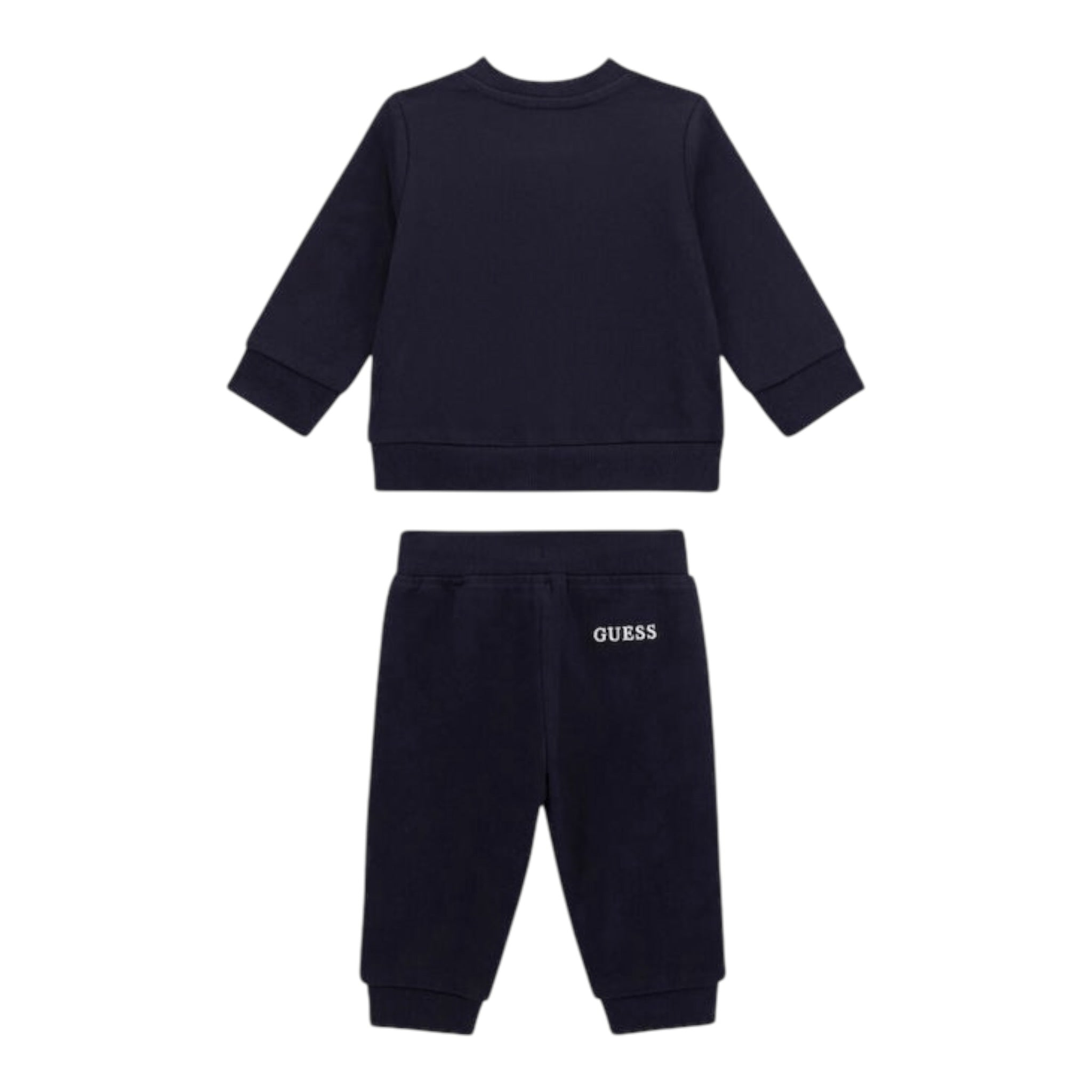 Guess Completo 2Pz Felpa-Pantalone Blu per Neonato I5YG11KA6RO BLU GUESS 