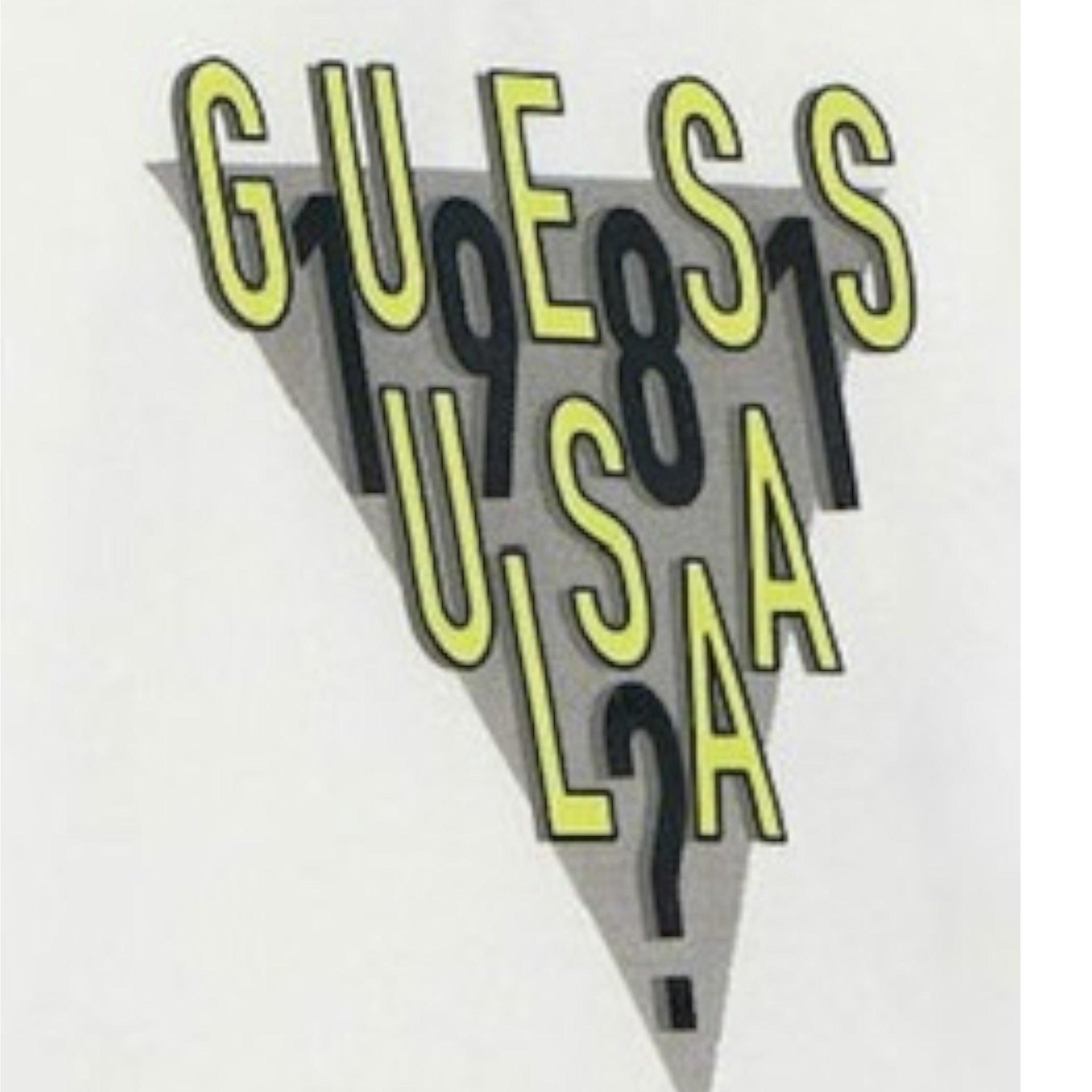 Guess Shirt tinta unita con Stampa Bianco per Neonato I5YI01K8HM4 BIANCO GUESS 