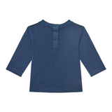 Guess Shirt tinta unita Girocollo con Stampa Blu per Neonato I5YI02K8HM4XX BLU GUESS 