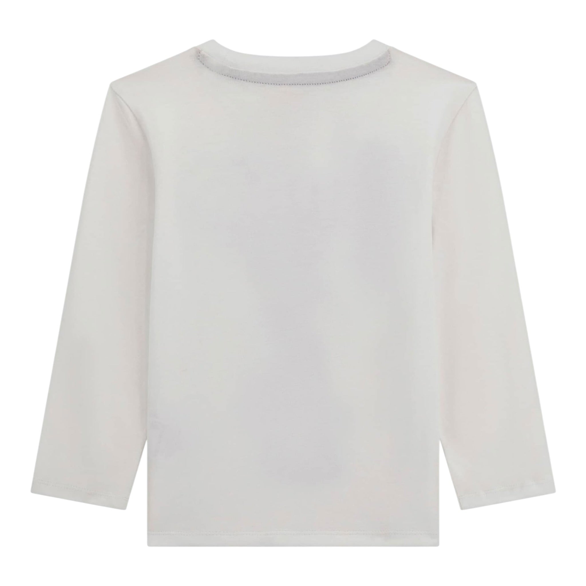 Guess Shirt tinta unita Girocollo con Stampa Bianco per Neonato I5YI04K8HM4X BIANCO GUESS 