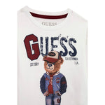 Guess Shirt tinta unita Girocollo con Stampa Bianco per Neonato I5YI04K8HM4X BIANCO GUESS 