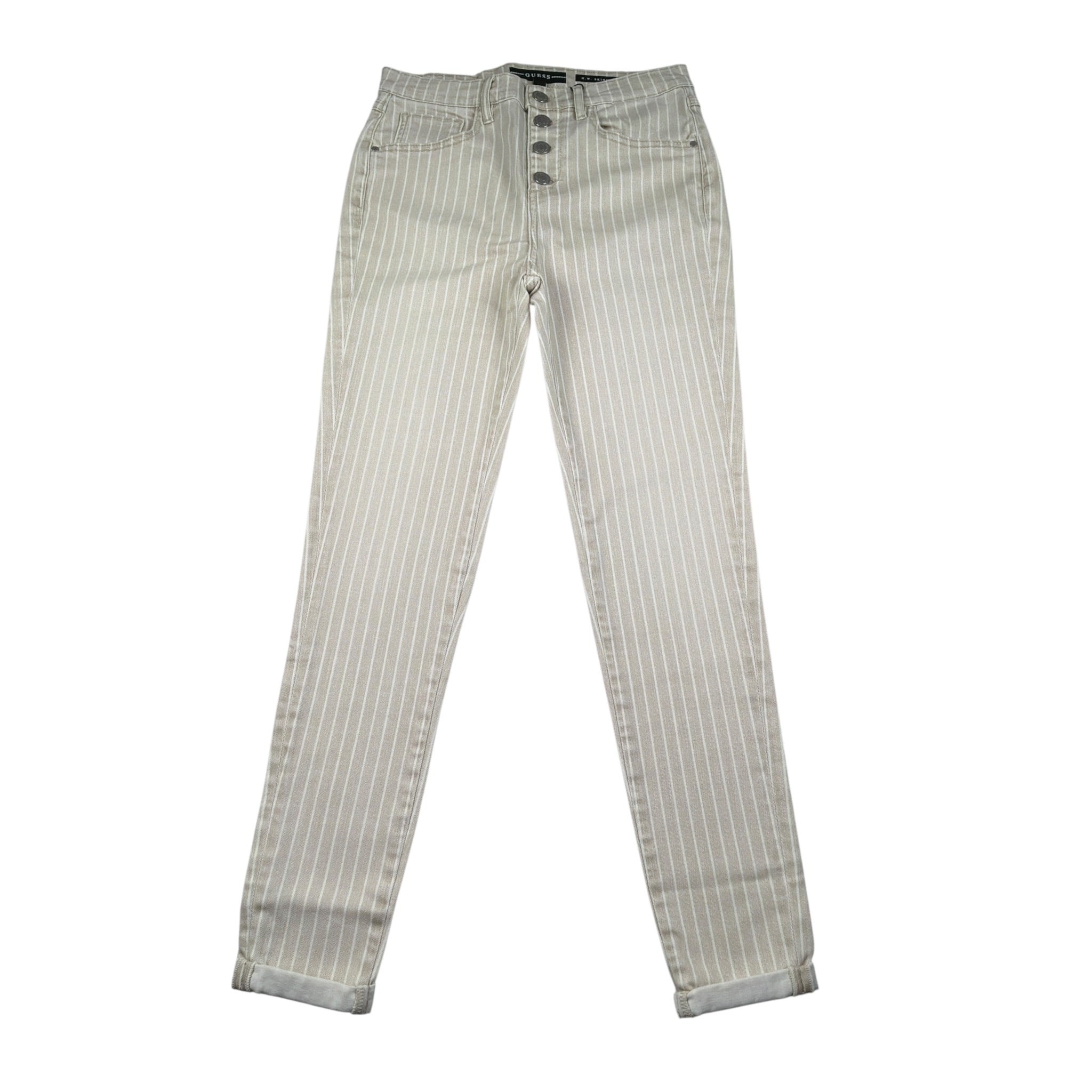 Guess Pantalone tinta unita con Bottoni Beige per Bambino J2GA04D4DN0 BEIGE GUESS 