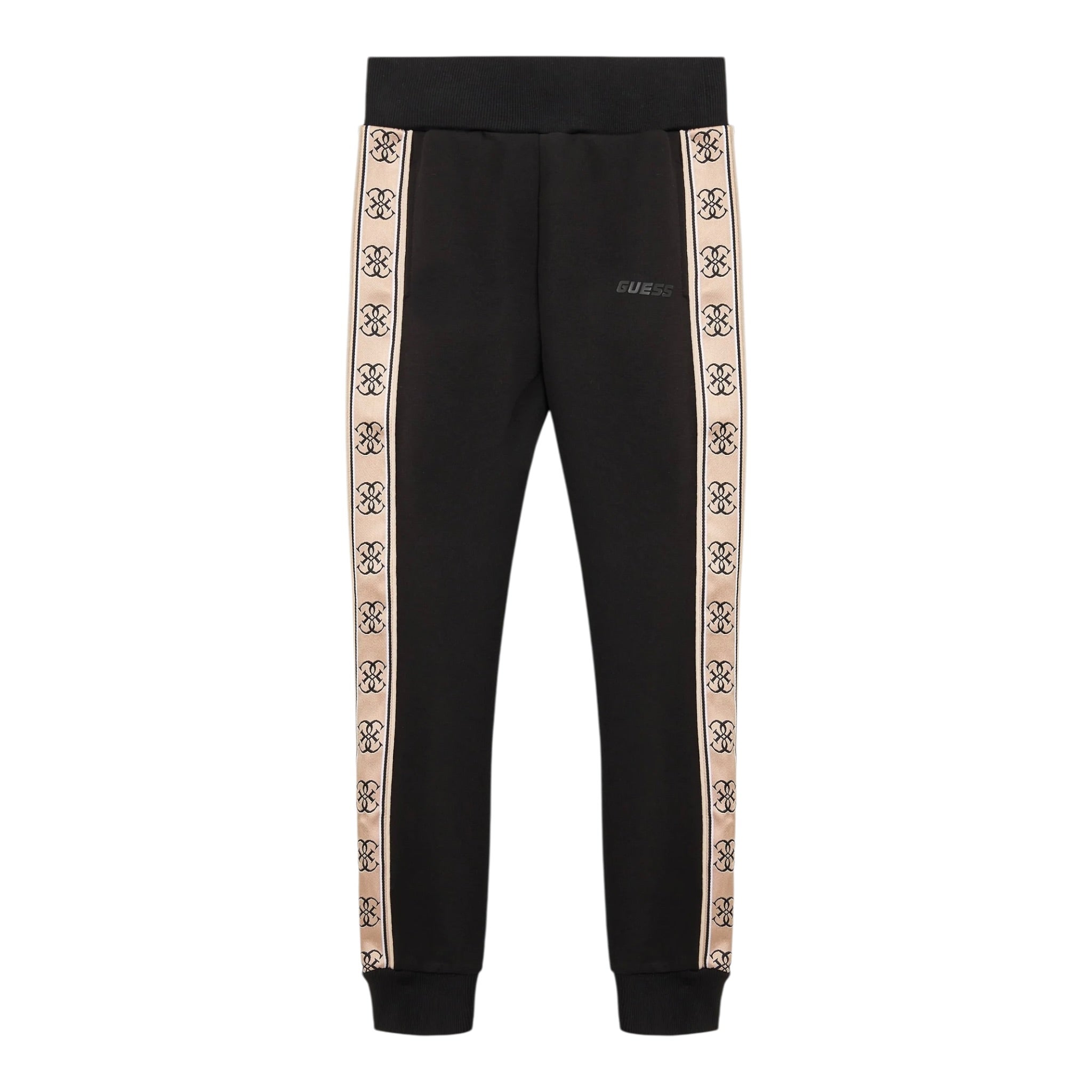 Guess Pantalone Modello Tuta con Logo Nero per Bambina J2YQ27KB3P2 NERO GUESS 