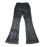 Guess Pantalone In Ecopelle tinta unita Modello Zampa Nero per Bambina J4BB04WE8D0 NERO GUESS 