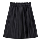 Guess Gonna tinta unita Plissettata Nero per Bambina J5BD00WFV60 NERO GUESS 