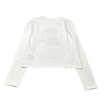Guess Shirt tinta unita con Stampa Bianco per Bambina J5BI09J1314 BIANCO GUESS 