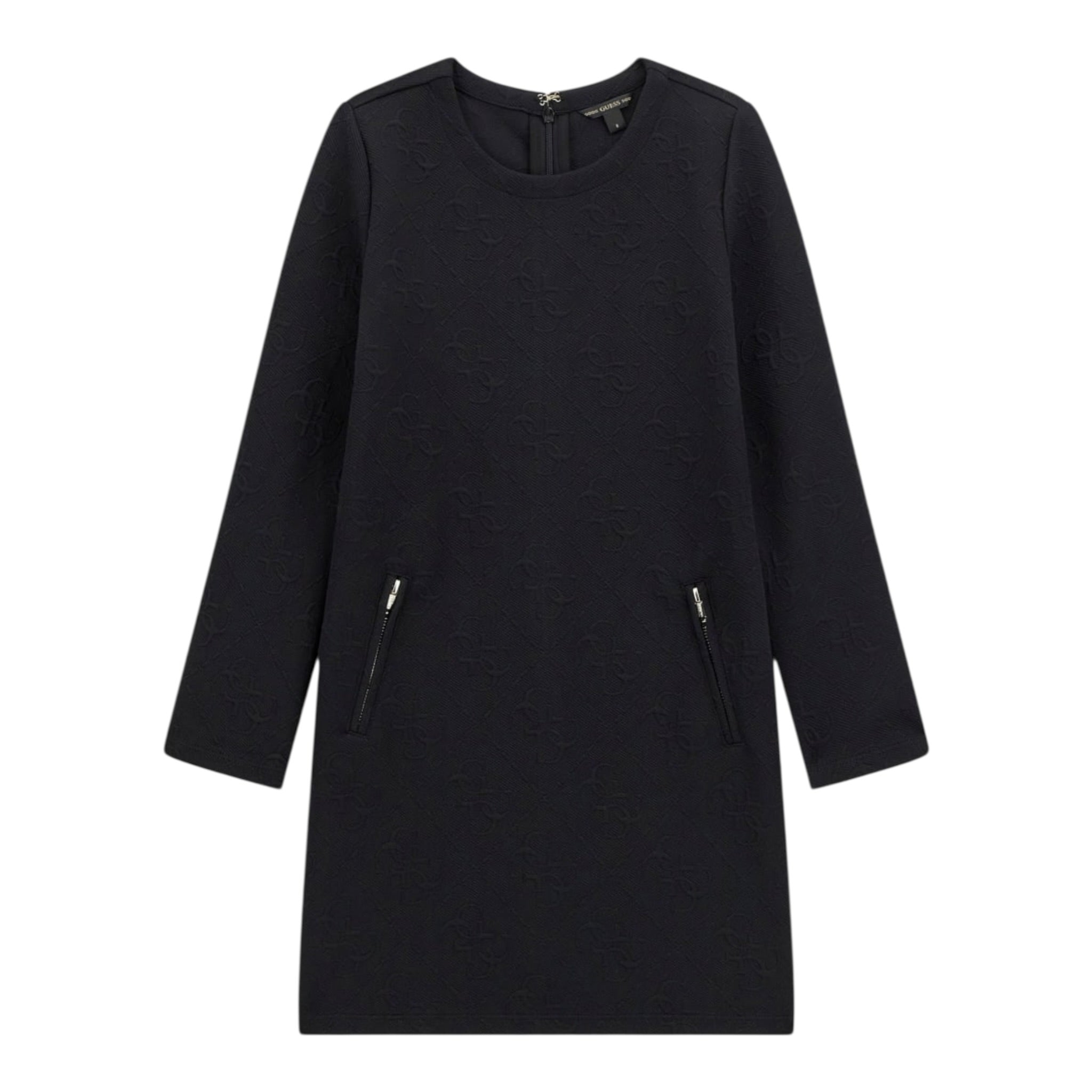 Guess Abito tinta unita Girocollo Nero per Bambina J5BK02K0742 NERO GUESS 