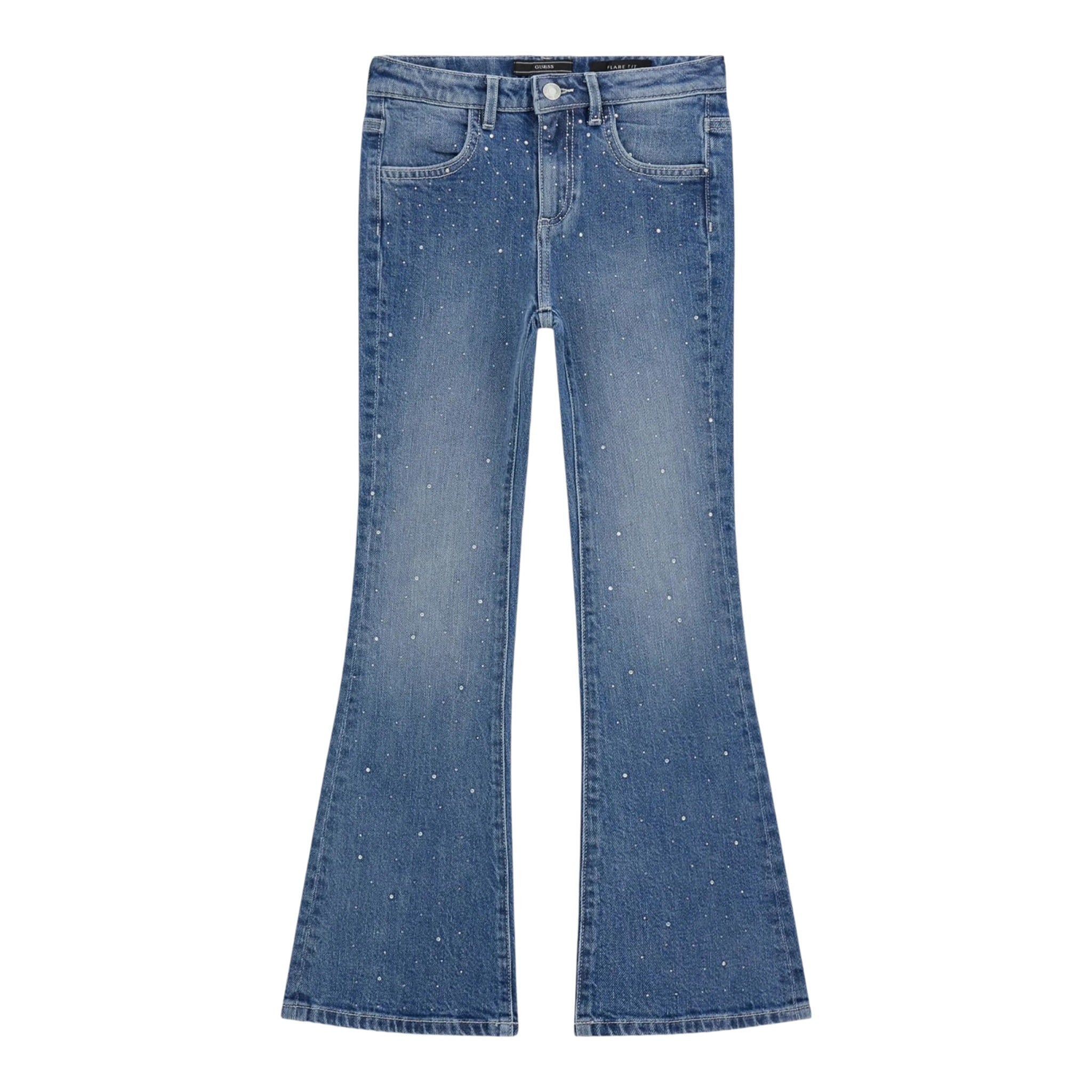 Guess Jeans tinta unita Modello Zampa Blu per Bambina J5YA08D5FM0 BLU GUESS 