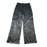 Guess Pantalone tinta unita Modello Palazzo In Ecopelle Nero per Bambina J5YB03WFV60X NERO GUESS 