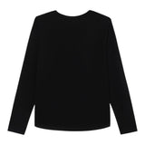 Guess Shirt Girocollo tinta unita con Paillettes Nero per Bambina J5YI14KAPO0 NERO GUESS 
