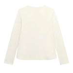 Guess Shirt Girocollo tinta unita con Paillettes Bianco per Bambina J5YI14KAPO0X BIANCO GUESS 