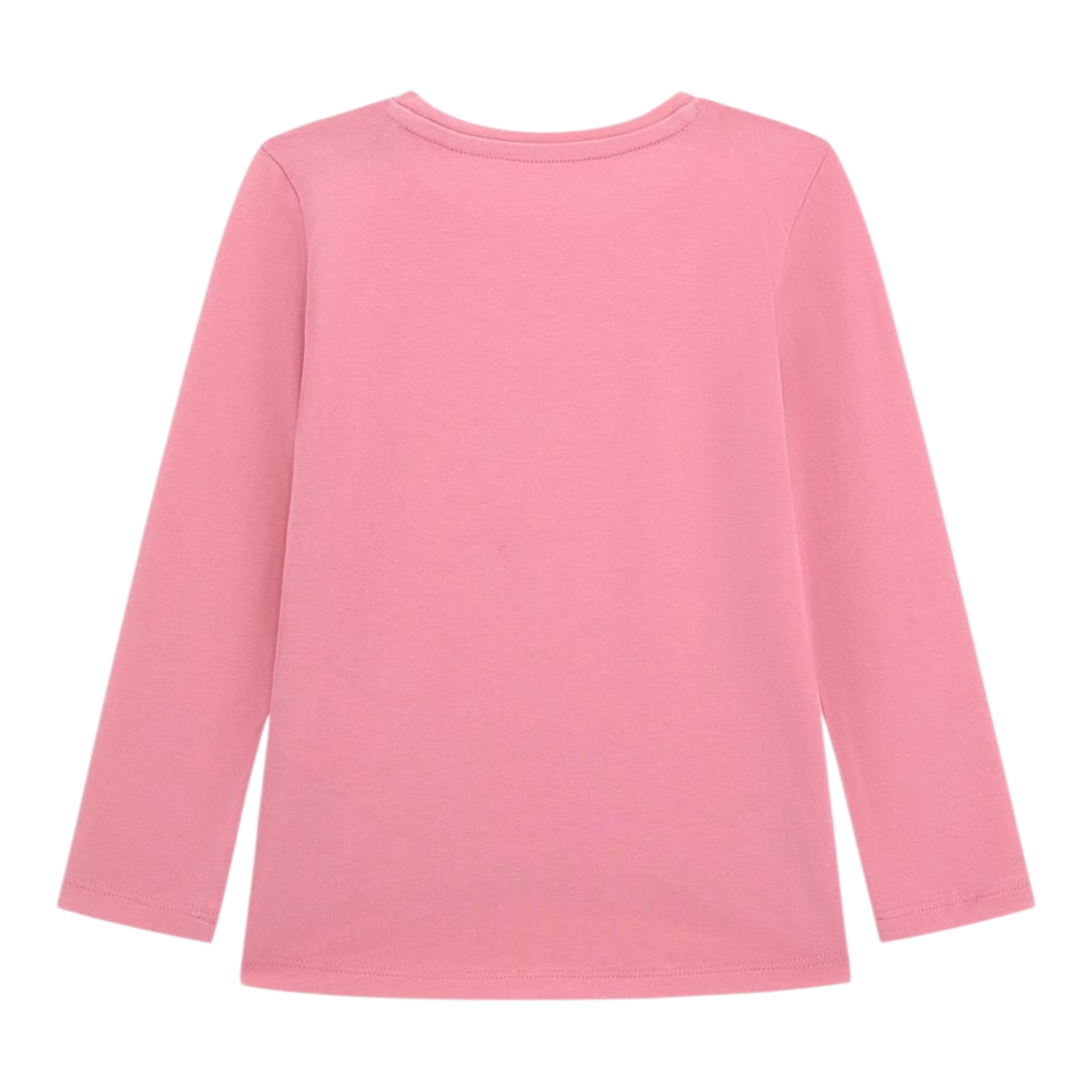 Guess Shirt tinta unita con Stampa Rosa per Bambina J5YI15K6YW4 ROSA GUESS 