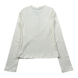 Guess Maglia tinta unita Panna per Bambina J5YP0KBC02G012 PANNA GUESS 