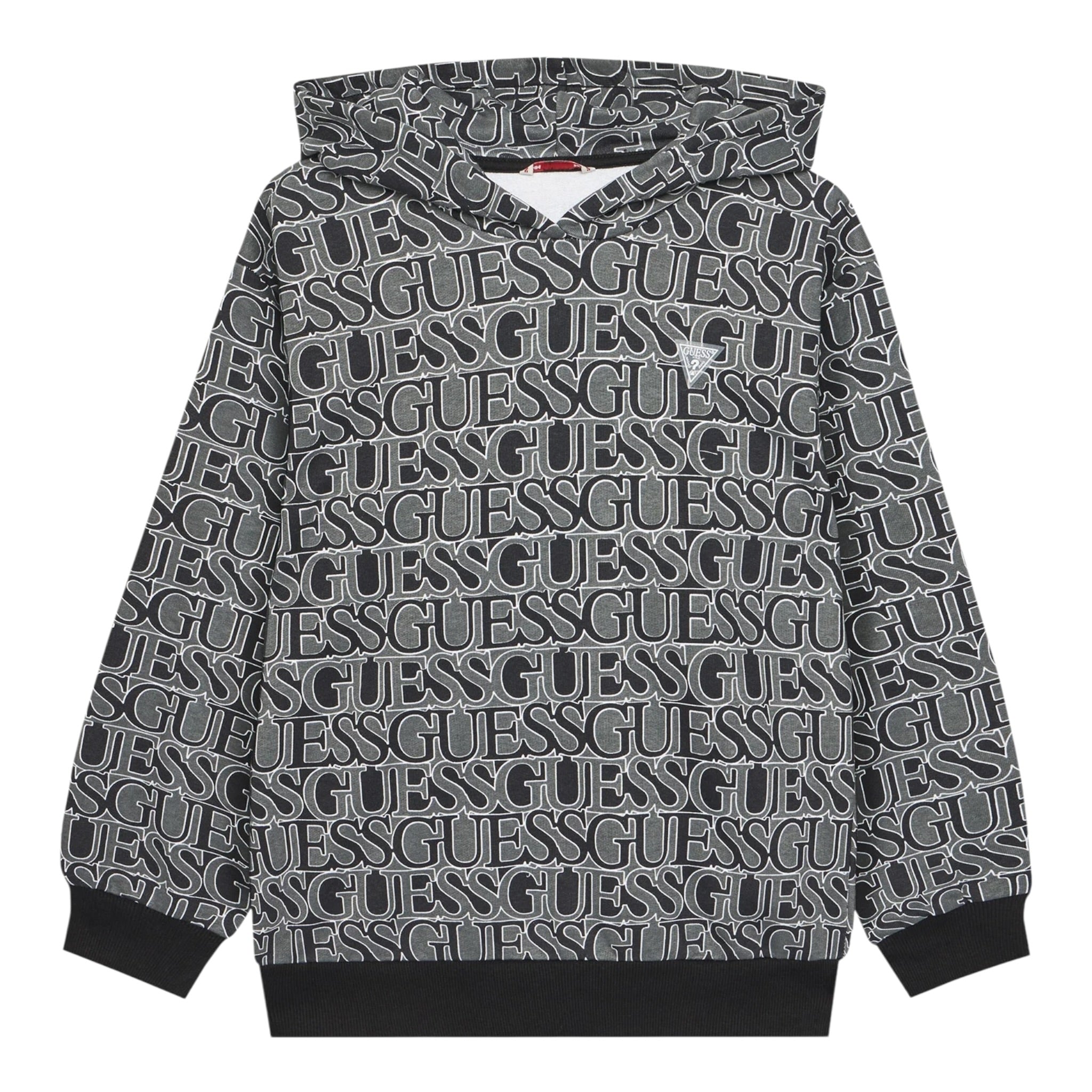 Guess Felpa Xhiusa Xon Cappuccio Grigio per Bambino J5YQ02KAD4 GRIGIO GUESS 