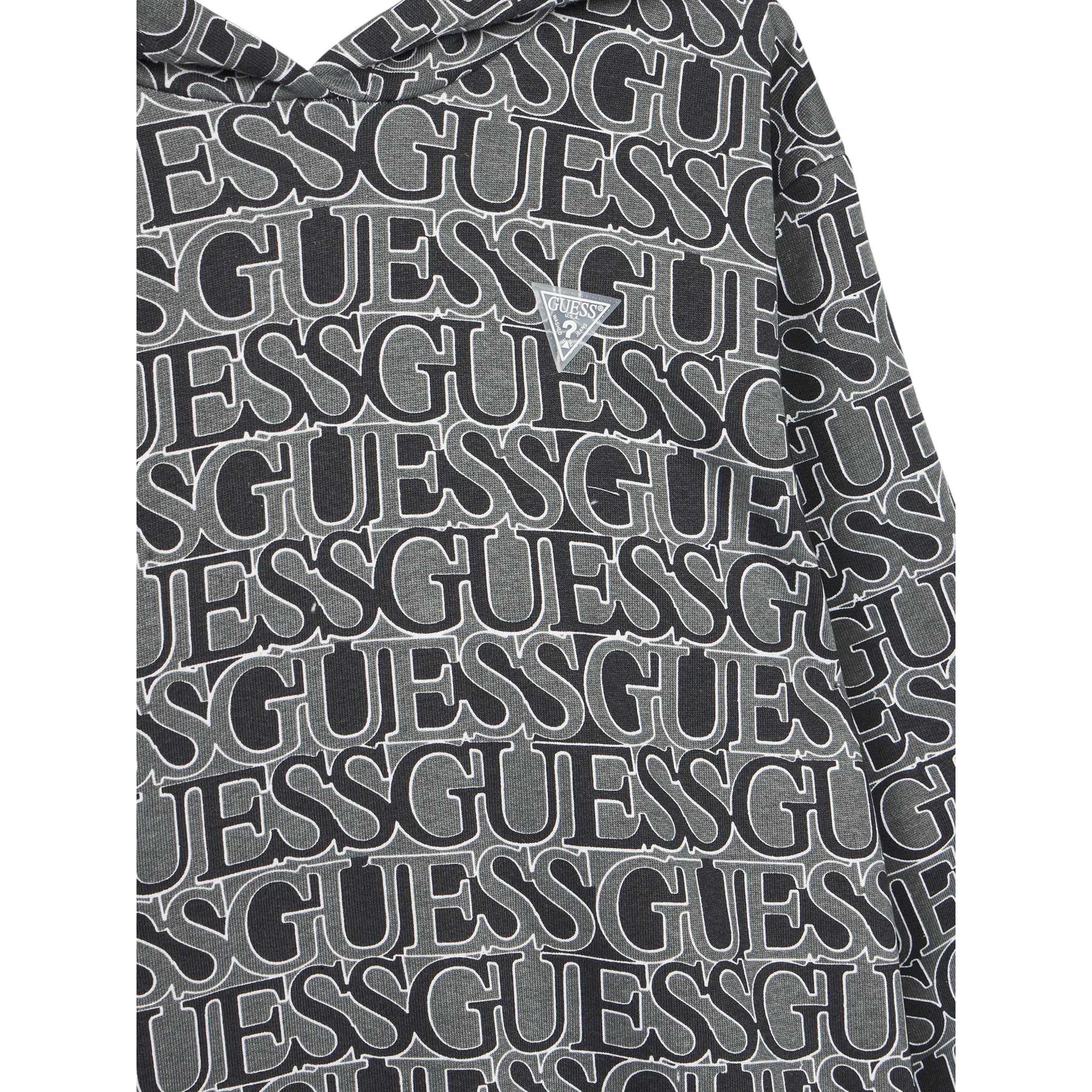 Guess Felpa Xhiusa Xon Cappuccio Grigio per Bambino J5YQ02KAD4 GRIGIO GUESS 