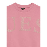 Guess Felpa tinta unita con Brillantini Rosa per Bambina J5YQ09KAV34 ROSA GUESS 