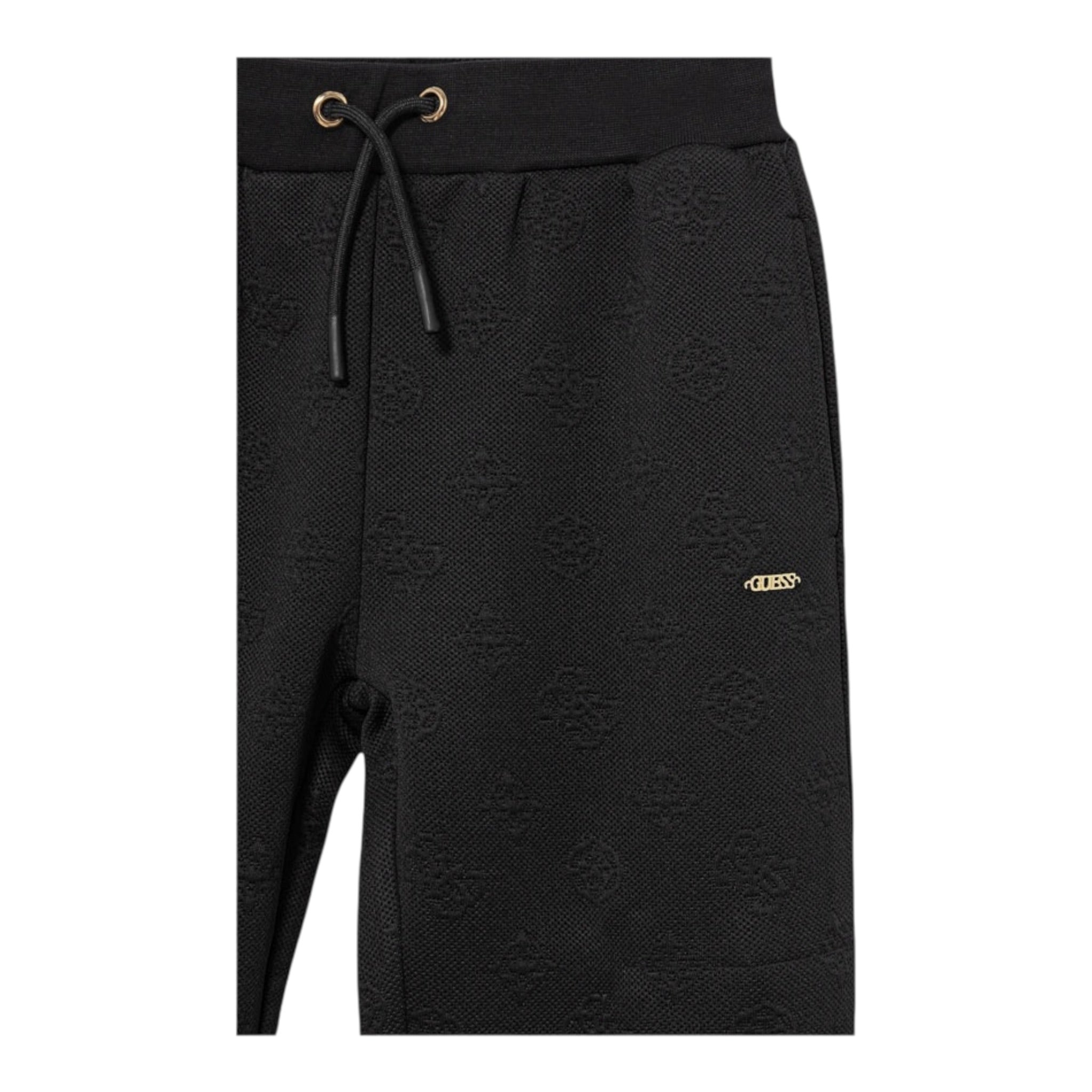 Guess Pantalone tinta unita con Elastico In Vita Nero per Bambina J5YQ20KBSL2 NERO GUESS 