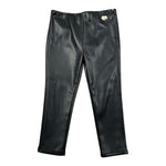 Guess Leggins Ecopelle tinta unita con Elastico In Vita Nero per Bambina K4BB02WE8D0J NERO GUESS 