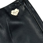 Guess Leggins Ecopelle tinta unita con Elastico In Vita Nero per Bambina K4BB02WE8D0J NERO GUESS 