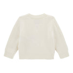 Guess Cardigan tinta unita con Applicazione Logo Panna per Bambina K4BR04Z3220 PANNA GUESS 