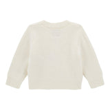 Guess Cardigan tinta unita con Applicazione Logo Panna per Bambina K4BR04Z3220 PANNA GUESS 
